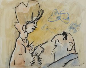 MACCARI MINO (1898 - 1989) - Senza titolo.