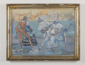 MACCARI MINO (1898 - 1989) : Senza titolo.  - Asta Asta 384 | ARTE MODERNA E CONTEMPORANEA Online - Associazione Nazionale - Case d'Asta italiane