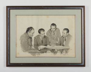 MORBIDUCCI PUBLIO (1889 - 1963) : Collaudatori col giornalista Armando.  - Asta Asta 384 | ARTE MODERNA E CONTEMPORANEA Online - Associazione Nazionale - Case d'Asta italiane