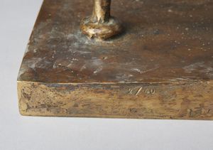 MINGUZZI LUCIANO (1911 - 2004) : Donna sull'altalena.  - Asta Asta 384 | ARTE MODERNA E CONTEMPORANEA Online - Associazione Nazionale - Case d'Asta italiane