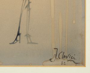 CLERICI FABRIZIO (1913 - 1993) : Senza titolo.  - Asta Asta 384 | ARTE MODERNA E CONTEMPORANEA Online - Associazione Nazionale - Case d'Asta italiane