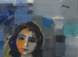 SARRA MANLIO (1910 - 1986) : Senza titolo.  - Asta Asta 384 | ARTE MODERNA E CONTEMPORANEA Online - Associazione Nazionale - Case d'Asta italiane