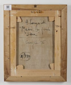 LONGARETTI TRENTO (n. 1916) : Madre in fondo Siena.  - Asta Asta 384 | ARTE MODERNA E CONTEMPORANEA Online - Associazione Nazionale - Case d'Asta italiane
