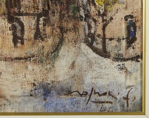 ROGNONI FRANCO (1913 - 1999) : Il cappello rosso.  - Asta Asta 384 | ARTE MODERNA E CONTEMPORANEA Online - Associazione Nazionale - Case d'Asta italiane