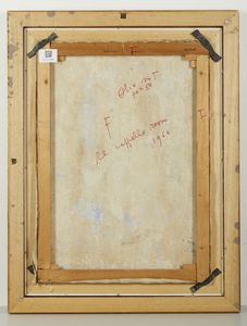 ROGNONI FRANCO (1913 - 1999) : Il cappello rosso.  - Asta Asta 384 | ARTE MODERNA E CONTEMPORANEA Online - Associazione Nazionale - Case d'Asta italiane