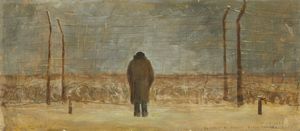 LAZZARO WALTER (1914 - 1989) - Parlando ai fili - Bia?a Podlaska.