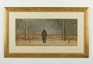 LAZZARO WALTER (1914 - 1989) : Parlando ai fili - Bia?a Podlaska.  - Asta Asta 384 | ARTE MODERNA E CONTEMPORANEA Online - Associazione Nazionale - Case d'Asta italiane