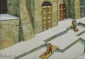 PROIETTI NORBERTO (1927 - 2009) : Senza titolo.  - Asta Asta 384 | ARTE MODERNA E CONTEMPORANEA Online - Associazione Nazionale - Case d'Asta italiane