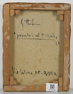 STRADONE GIOVANNI (1911 - 1981) : Pescatore col tridente.  - Asta Asta 384 | ARTE MODERNA E CONTEMPORANEA Online - Associazione Nazionale - Case d'Asta italiane