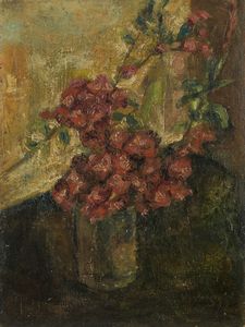 BOSWELL JESSIE (1881 - 1956) - Interno con fiori.