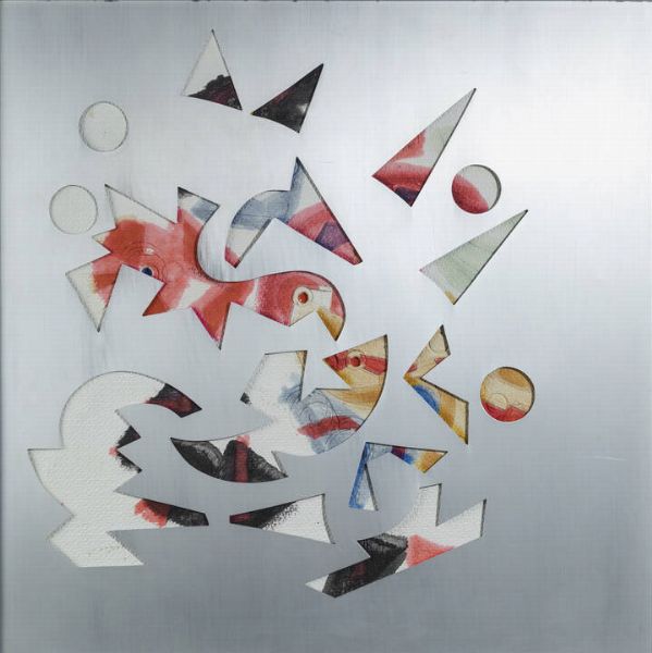 UMBERTO MASTROIANNI Fontana Liri (FR) 1910 - 1998 Marino (Roma) : Navicelle spaziali o Frammenti cosmici  - Asta Asta 212 Dipinti - Associazione Nazionale - Case d'Asta italiane