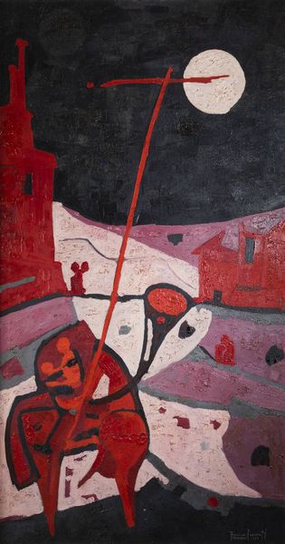 FRANCESCO CASORATI Torino 1934 - 2013 : Il cavallo sognatore 1959  - Asta Asta 212 Dipinti - Associazione Nazionale - Case d'Asta italiane