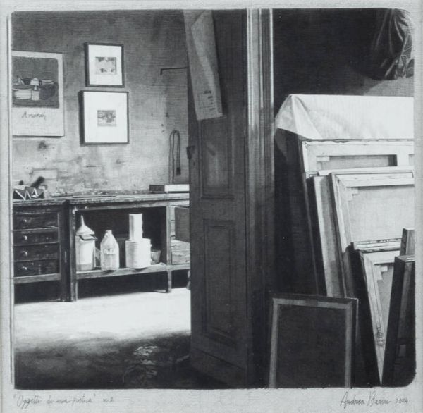 ANDREA BARIN Torino 27/05/1971 : Oggetti di una poetia 2 2004  - Asta Asta 212 Dipinti - Associazione Nazionale - Case d'Asta italiane