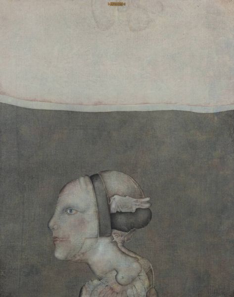 ARMODIO (Vilmore Schenardi) Piacenza 1938 : Profilo  - Asta Asta 212 Dipinti - Associazione Nazionale - Case d'Asta italiane