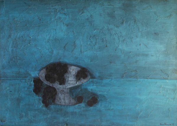 NINO AIMONE Torino 1932 - 2020 Chieri (TO) : Natura morta 1959  - Asta Asta 212 Dipinti - Associazione Nazionale - Case d'Asta italiane