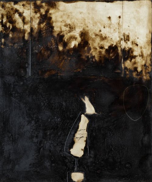 MIRKO BARICCHI La Spezia 1970 : Trittico di tre dipinti intitolati Alba 2001  - Asta Asta 212 Dipinti - Associazione Nazionale - Case d'Asta italiane