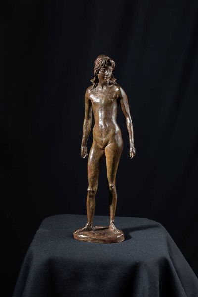 FRANCESCO MESSINA Linguaglossa (CT) 1900 - 1995 Milano : Beatrice 1959  - Asta Asta 212 Dipinti - Associazione Nazionale - Case d'Asta italiane