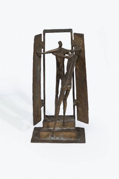 GIUSEPPE TARANTINO Palermo 1916 - 1999 Torino : Figliol prodigo  - Asta Asta 212 Dipinti - Associazione Nazionale - Case d'Asta italiane