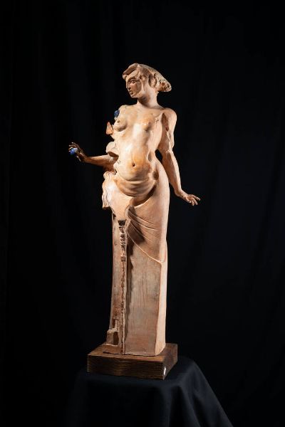 CLAUDIO NICOLI San Giovanni in Persiceto (BO) 1958 : Sibilla 1999  - Asta Asta 212 Dipinti - Associazione Nazionale - Case d'Asta italiane