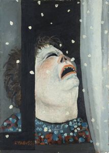 FRANCESCO TABUSSO Sesto San Giovanni (MI) 1930 - 2012 Torino - Ragazza che grida da Grunewald