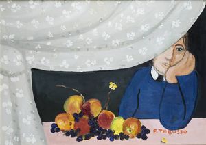 FRANCESCO TABUSSO Sesto San Giovanni (MI) 1930 - 2012 Torino - Meditazione ante 2002