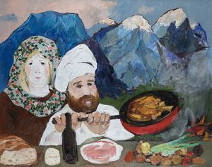 FRANCESCO TABUSSO Sesto San Giovanni (MI) 1930 - 2012 Torino - Il cuoco