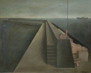 SERGIO ALBANO Torino 1939 - 2008 - La nave 1983