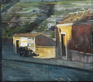 GIOVANNI LA COGNATA Comiso (Ragusa) 1954 - Strada per Ragusa Ibla