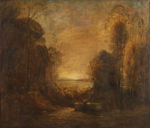 AMEDEO GHESIO VOLPENGO Clavesana (CN) 1847 - 1889 Torino - Fontana a Clavesana 1873-1875