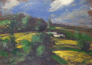 GUIDO TALLONE Bergamo 1894 - 1967 Alpignano (TO) - Paesaggio