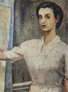 CESARE MAGGI Roma 1881 - 1961 Torino - Ritratto femminile