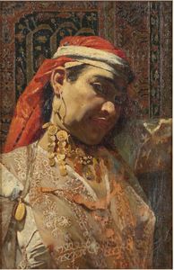 ANGELO GARINO Torino 1860 - 1945 Nizza (Francia) - Donna araba