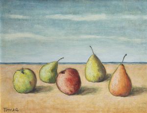 FIORENZO TOMEA Zopp di Cadore (BL) 1910 - 1960 Milano - Natura morta 1959