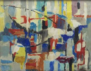 ENRICO PAULUCCI Genova 1901 - 1999 Torino - Inquietudine 1959