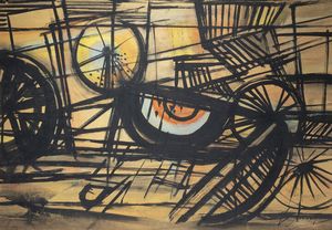 LUIGI SPAZZAPAN Gradisca d'Isonzo (GO) 1889 - 1958 Torino - Composizione con cocomero