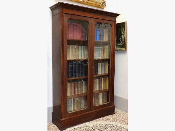 Libreria in legno  - Asta Asta 137 parte III - La dimora del collezionista: arte antica, moderna e orientale - Associazione Nazionale - Case d'Asta italiane