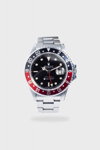 ROLEX : Mod. GMT Master II detto Fat lady  ref. 16760  anno 1983  - Asta Asta 213 Orologi - Associazione Nazionale - Case d'Asta italiane