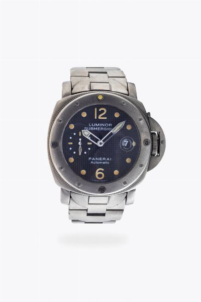 PANERAI : Mod. Submersible  ref. 0025  anno 2000  - Asta Asta 213 Orologi - Associazione Nazionale - Case d'Asta italiane