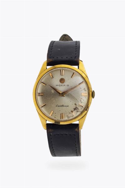 MOERIS : Mod. Solo tempo  anni '50  - Asta Asta 213 Orologi - Associazione Nazionale - Case d'Asta italiane