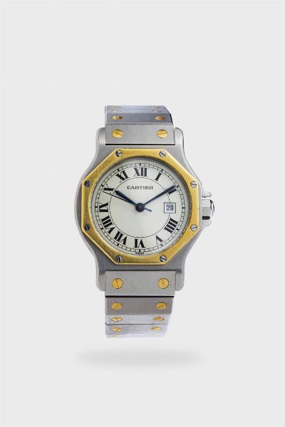CARTIER : Mod. Santos  anni '80  - Asta Asta 213 Orologi - Associazione Nazionale - Case d'Asta italiane