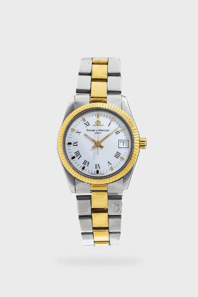 Baume & Mercier : Mod. Date  ref.5188  anni '80  - Asta Asta 213 Orologi - Associazione Nazionale - Case d'Asta italiane