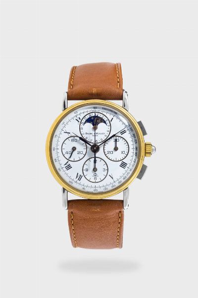 Baume & Mercier : Mod. Moonphase  ref.6102.099  anni '90  - Asta Asta 213 Orologi - Associazione Nazionale - Case d'Asta italiane