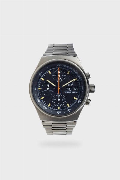 PORCHE DESIGN : Mod. Chrono  ref.7176S  anni '80.  - Asta Asta 213 Orologi - Associazione Nazionale - Case d'Asta italiane