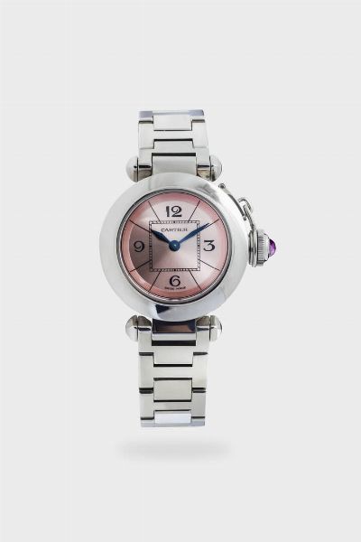 CARTIER : Mod. Pasha lady  ref.2973  serie recente  - Asta Asta 213 Orologi - Associazione Nazionale - Case d'Asta italiane