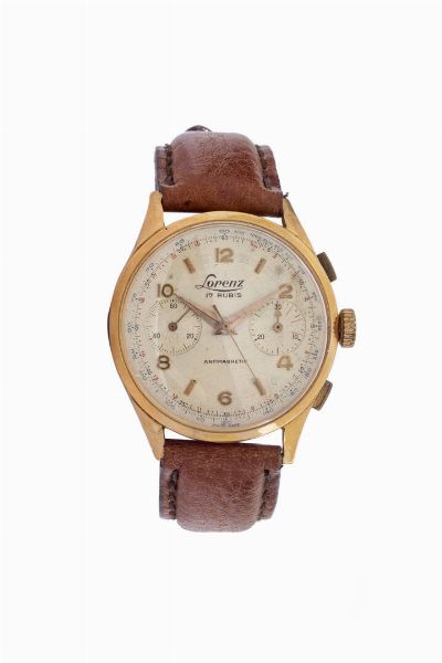 LORENZ : Mod. Chronograph  anni '60  - Asta Asta 213 Orologi - Associazione Nazionale - Case d'Asta italiane