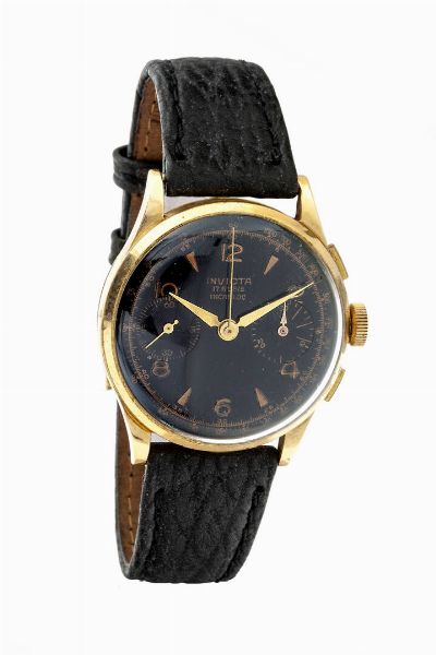 INVICTA : Cronografo  anni '60  - Asta Asta 213 Orologi - Associazione Nazionale - Case d'Asta italiane
