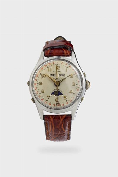 CLINTON WATCH : Mod. Calendar  anni '50  - Asta Asta 213 Orologi - Associazione Nazionale - Case d'Asta italiane