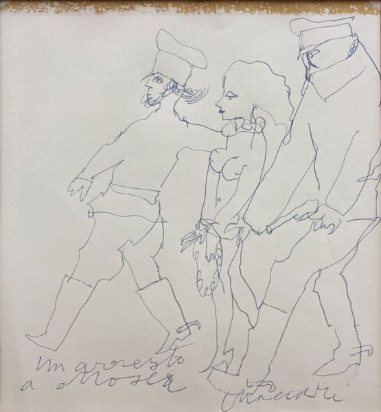 Un arresto a Mosca  - Asta Arte Moderna e Contemporanea - Associazione Nazionale - Case d'Asta italiane