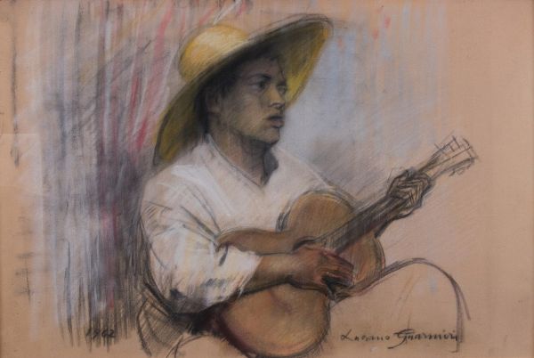 Chitarrista  - Asta Arte Moderna e Contemporanea - Associazione Nazionale - Case d'Asta italiane