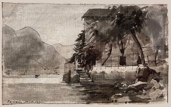 Paesaggio di Pognana  - Asta Arte Moderna e Contemporanea - Associazione Nazionale - Case d'Asta italiane